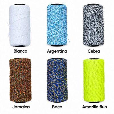 HILO ENCERADO BCO/FLUO/MATIZAD X 70M