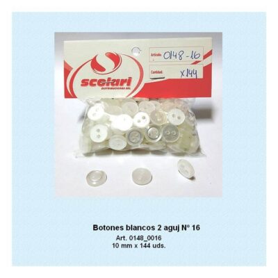 BOTONES  BLANCOS            14      X144