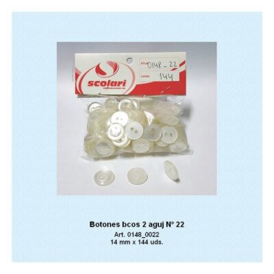 BOTONES  BLANCOS            22      X144