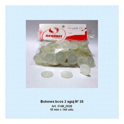 BOTONES  BLANCOS            28      X144