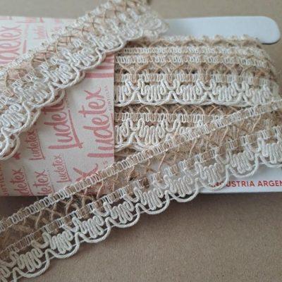 PUNTILLA LUDETEX   YUTE   25 mm       X MT (10 mt)