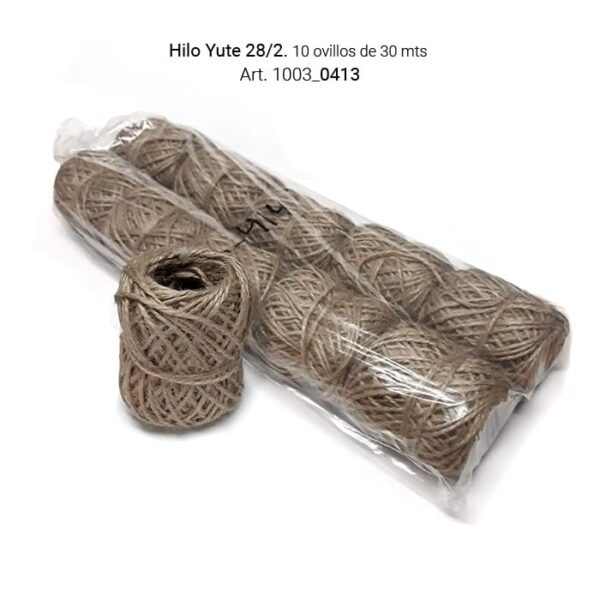 HILO YUTE NATURAL 28/2          10X30 MT