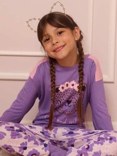 PIJAMA   MARIENÉ CAMUFLADO NENA  T.4-6-8