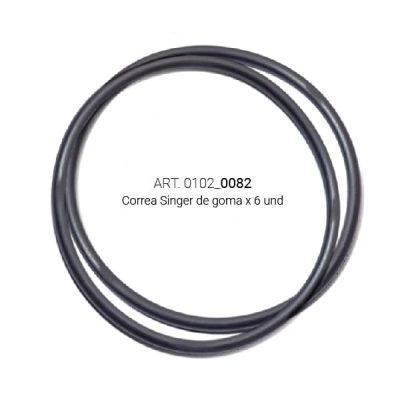 CORREA SINGER GOMA X6