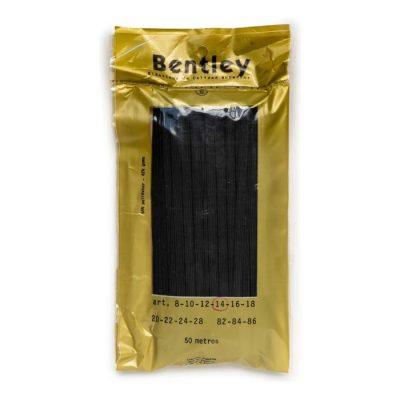 ELÁSTICO BENTLEY   NEGRO     4 a 14 mm   x 50 mt