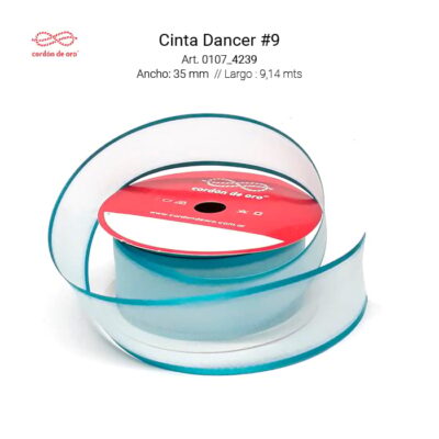 CINTA  C.ORO DANCER      Nº9 35mm x9.14m