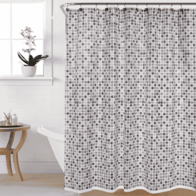 CORTINA   ELIPLAST DE BAÑO SIMPLE    C/U