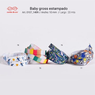 CINTA  C.ORO GROSS BABY ESTAMP 10mm x20m