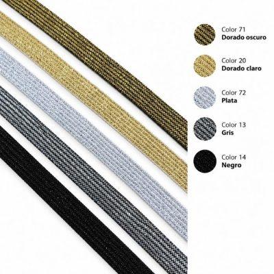 ELASTICO C.DE ORO  FLASH LUREX 10mm x20m