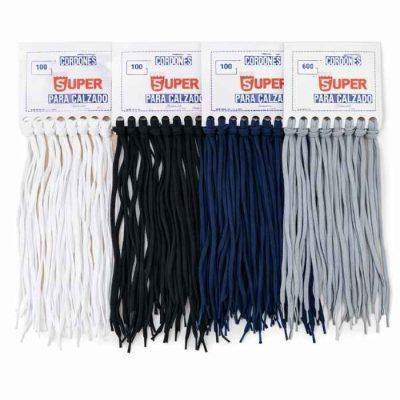 CORDONES SUPER ART 100 CHATO  60cm  x12p