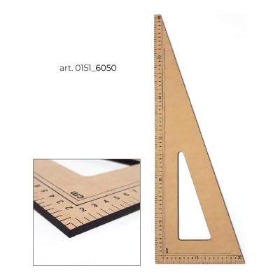 ESCUADRA  FIBROFACIL         60CM    C/U