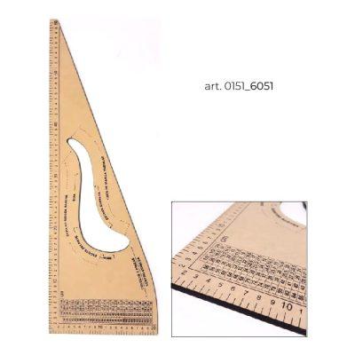 ESCUADRA  P/SISA             60CM    C/U