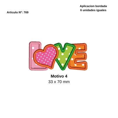 APLIQUES PYP   BORDADOS             C/U