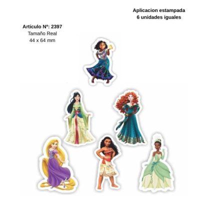 APLIQUES PyP   ESTAMP.PRINCESAS      C/U