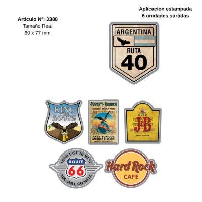 APLIQUES PYP   MARCAS                C/U