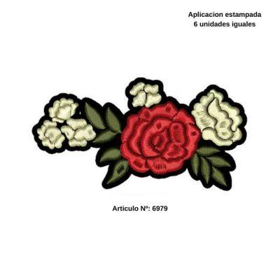 APLIQUES PyP   ROSA ROCOCO           C/U