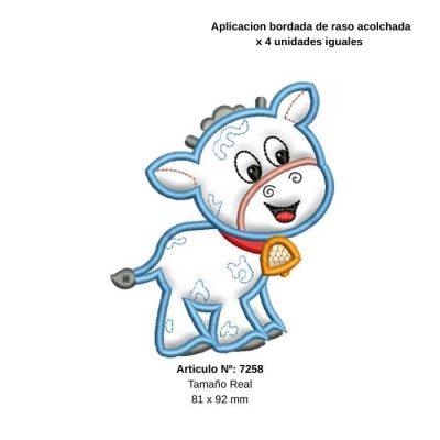 APLIQUES PYP   RASO   VACA           C/U