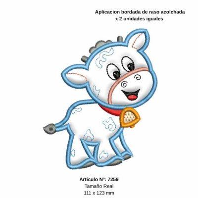 APLIQUES PYP   RASO   VACA           C/U