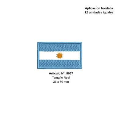 APLIQUES PyP   BANDERA BORDADA       C/U