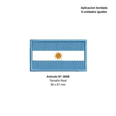 APLIQUES PYP   BANDERA BORDADAA      C/U