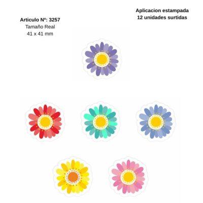 APLIQUES PyP   FLOR MARGARITA       C/U