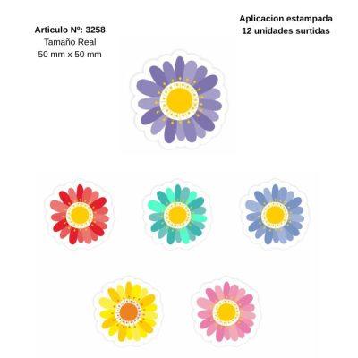 APLIQUES PYP   FLOR MARGARITA       C/U