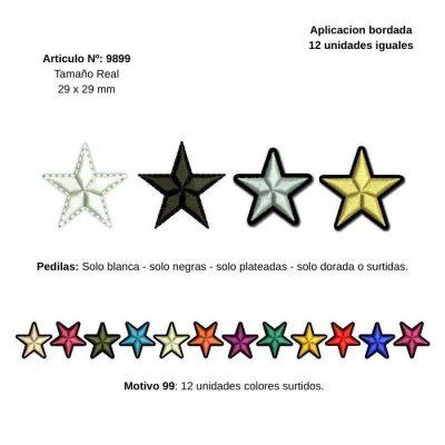 APLIQUES PyP   ESTRELLA SURT         C/U