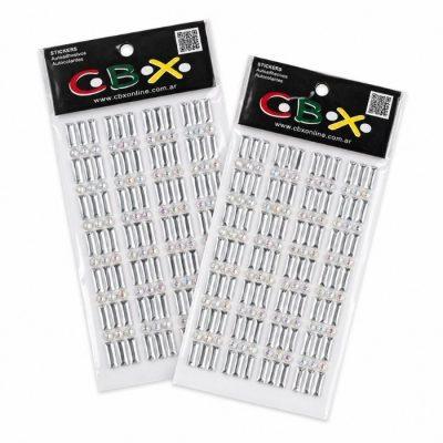 STICKER  CBX   BAGUETE 7x22          C/U