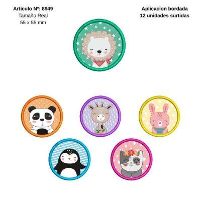 APLIQUES PYP   CIRCULO COMBINADO     C/U