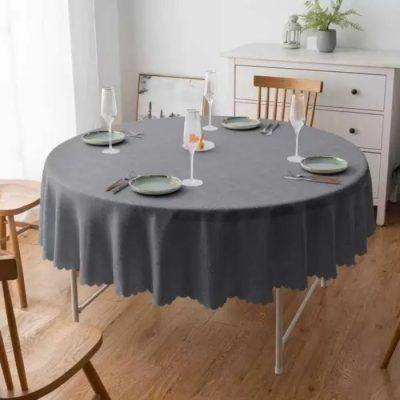 MANTEL   LISO   C/BRILLO   REDONDO  X 1.80mt