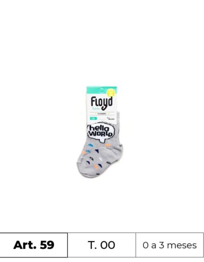 ZOQUETE  FLOYD ESTAMPADO    T.00     PAR