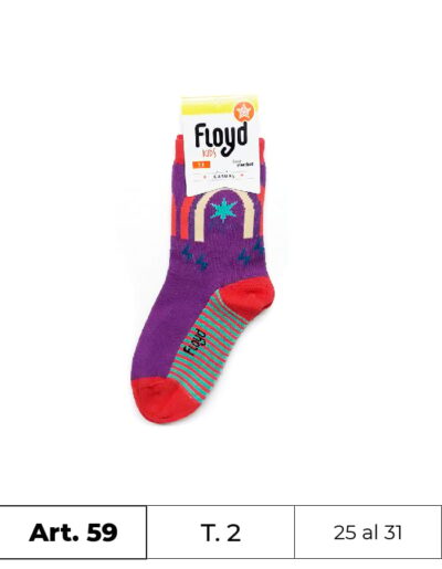 ZOQUETE  FLOYD ESTAMPADO    T.2      PAR