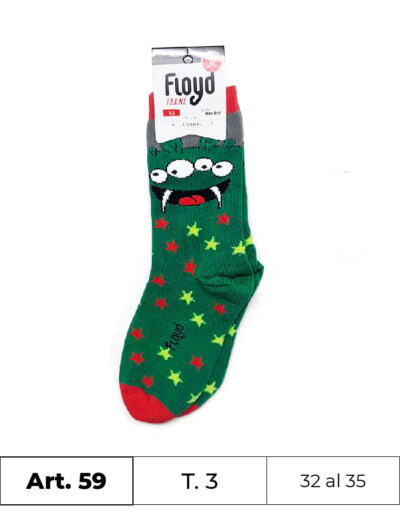 ZOQUETE  FLOYD ESTAMPADO    T.3      PAR