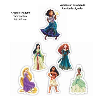 APLIQUES PYP   ESTAMP.PRINCESAS      C/U