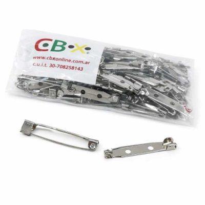 BROCHE PRENDEDOR CBX METAL   32MM   X100