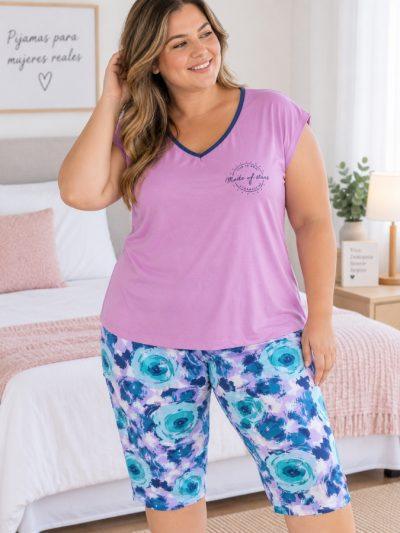 PIJAMA P. PIU C/CAPRI T.3-4-5
