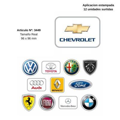 APLIQUES PYP   AUTOS  Y MOTOS CH.    C/U