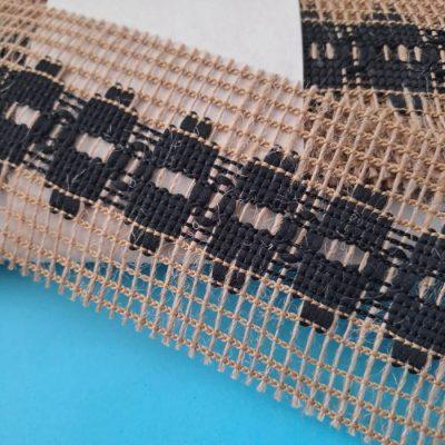 PUNTILLA LUDETEX   YUTE      7CM    X MT (5 mt)