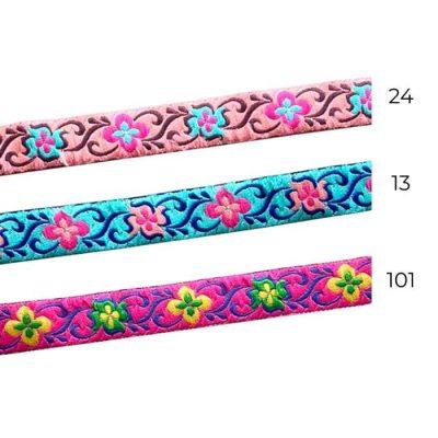 GALON    BROOKLYN MANTRA FLOR  15MM 10M.