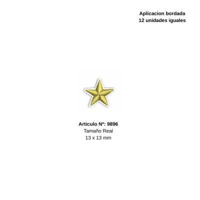 APLIQUES PYP  ESTRELLA DORADA MINI   C/U