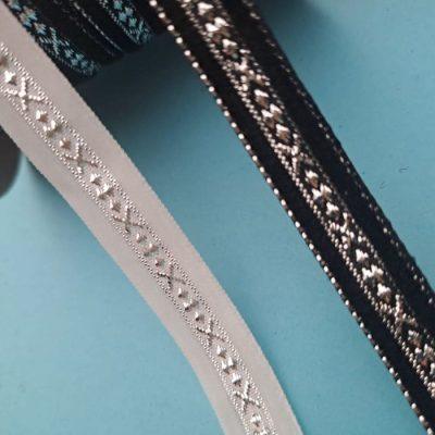 CINTA FU INDIA C/LUREX 10MM   X18.28 metros