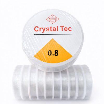TANZA    CRYSTAL   ELASTIZ 0.8MM X5 MTS