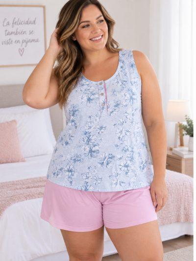 PIJAMA BERNE ESTAMPADO T.1/2 S/M