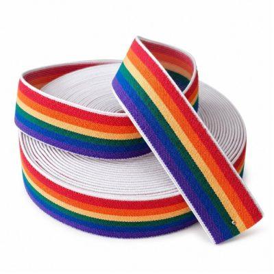 ELASTICO AFELPADO RAYADO 30MM X10MT