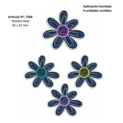 APLIQUES PYP FLOR JEAN MARGARITA C/U