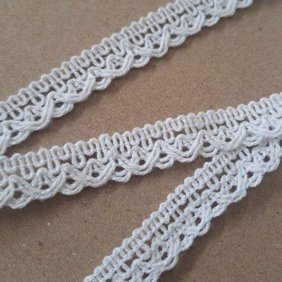 PUNTILLA ALGODON 12 mm  X MTS (18.28 mt)