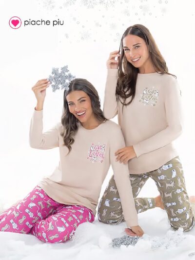 PIJAMA P. PIU GATOS  M/L - Talles: 1/3