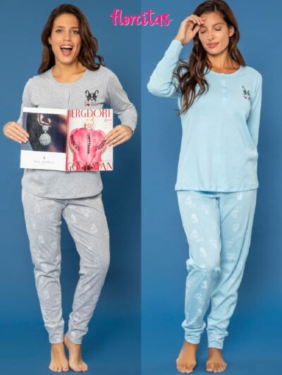 PIJAMA   FLORCITAS ESTAMPADO. - Talles: 2 a 5