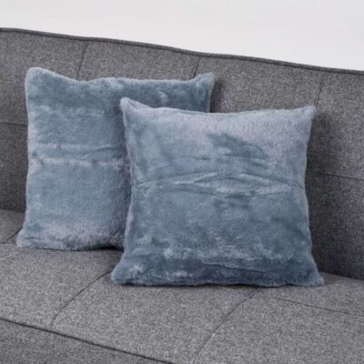 FUNDA ALMOHADON    PIEL SINTETICA x2