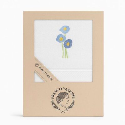 JUEGO F.VALENTE TOALLA/ON BORDADO